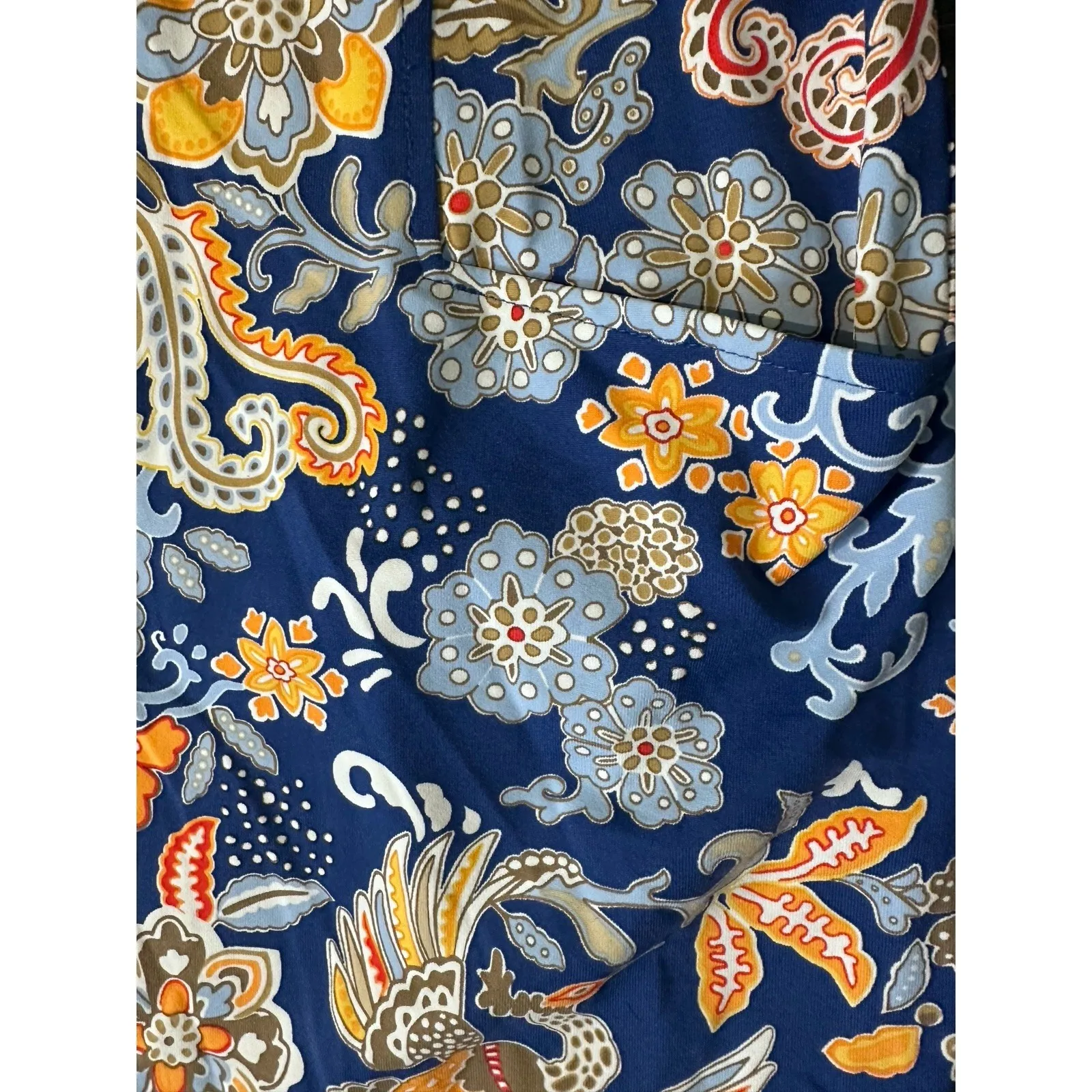 J. McLaughlin Catalina Cloth Catalyst Floral Midi Dress Navy Multi Size XS - Image 13