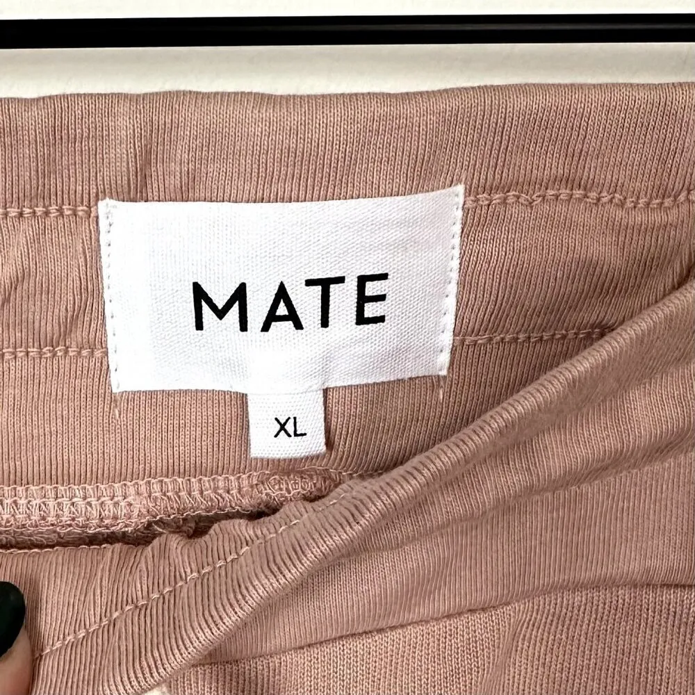 NWT MATE the Label Rose Organic Terry Classic Jogger - XL - Image 3