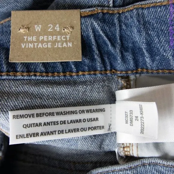 NEW Madewell The Perfect Vintage Jean in Belbury Wash: TENCEL, 24‎ - Image 17