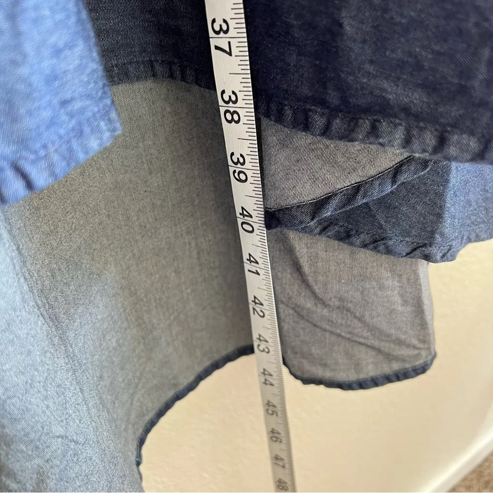 The Limited Sleeveless High-Low Denim Cotton - Image 4