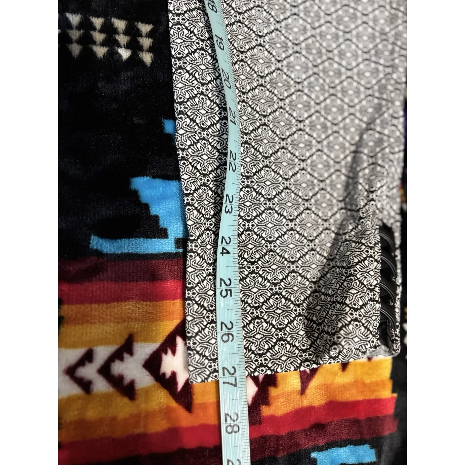 89th & Madison Ankle Skinny Dress Pants Bro Cade Elastic Band Size S Mid Rise Black - Image 10