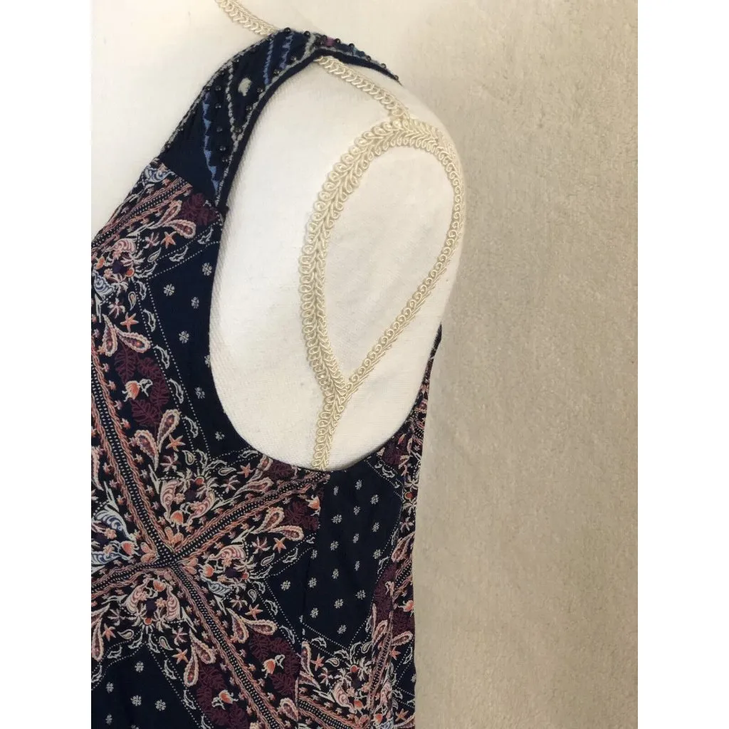 Red Camel  Causal Top ~ Size Medium ~ Sleeveless ~ Multicolor - Image 4