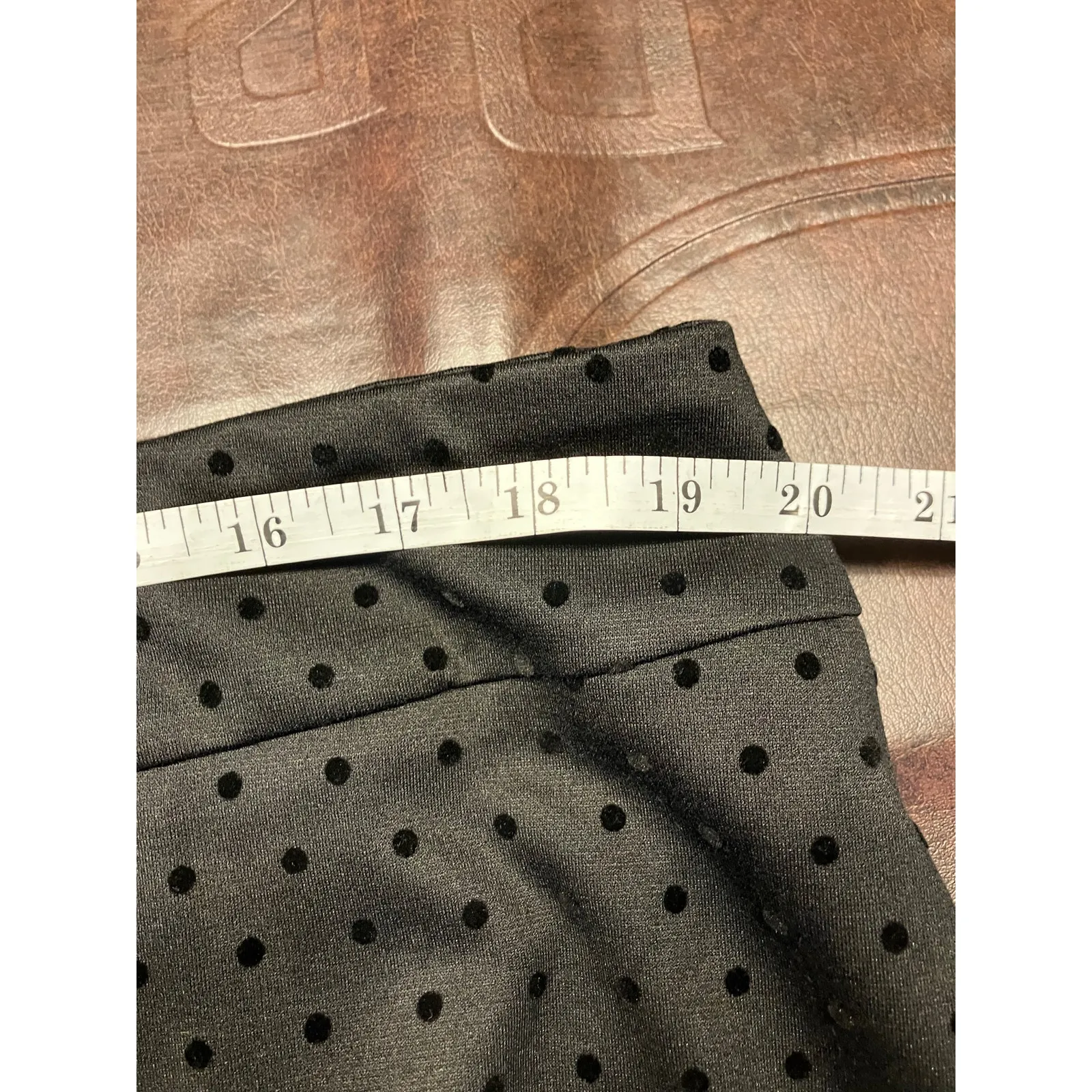 Jones & Co Jones New York Pull-On Pants 3X Black Polka Dot Stretch Ankle Trouser - Image 10