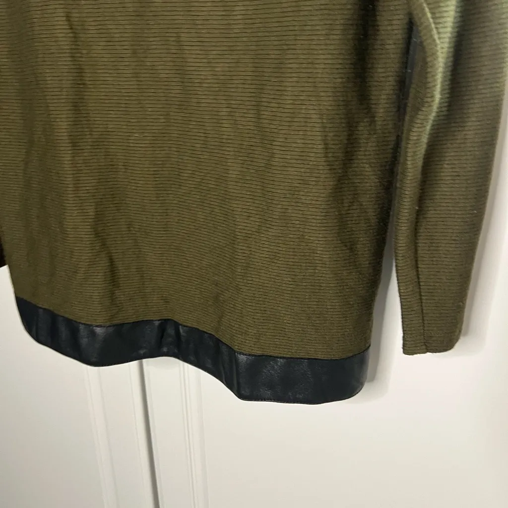 Joseph Ribkoff Olive Cowl Neck Sweater - Image 6