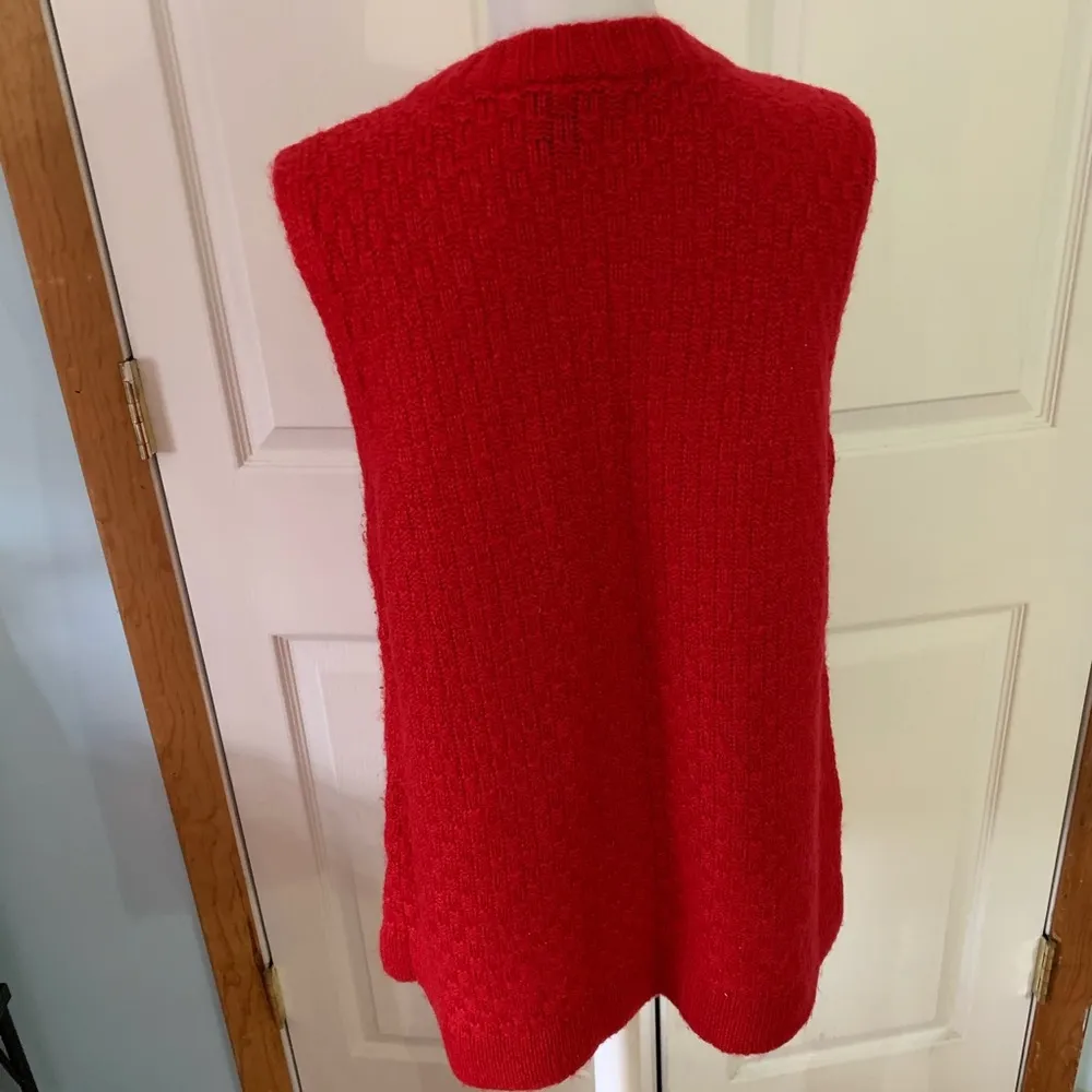 New Directions ND size L Large red chunky sweater - Image 5