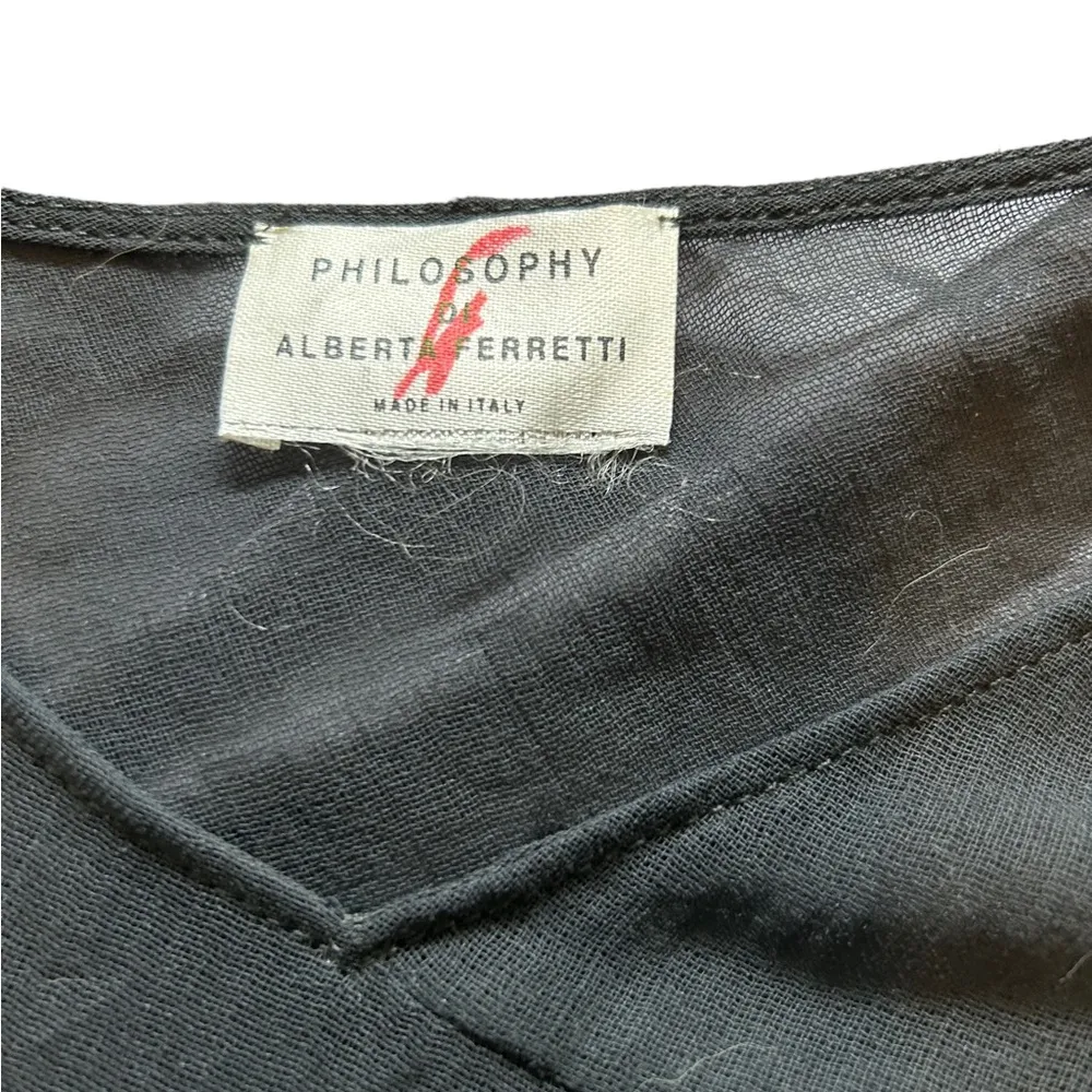 Philosophy di Alberta ferretti black maxi dress measurements in pictures - Image 5