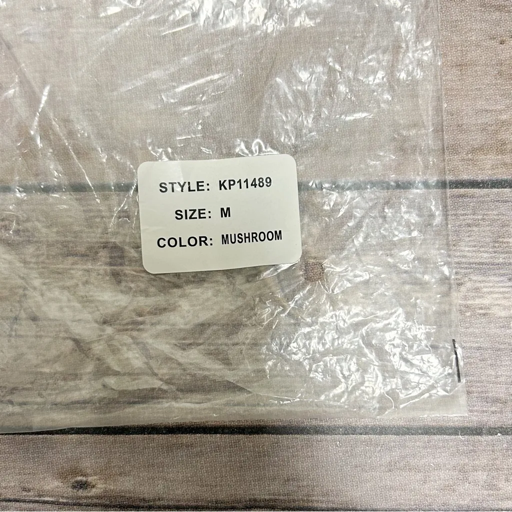 Mono B Mushroom Tan Soft Cloud Pull On Joggers Pants Knit Pockets NWT Medium - Image 10