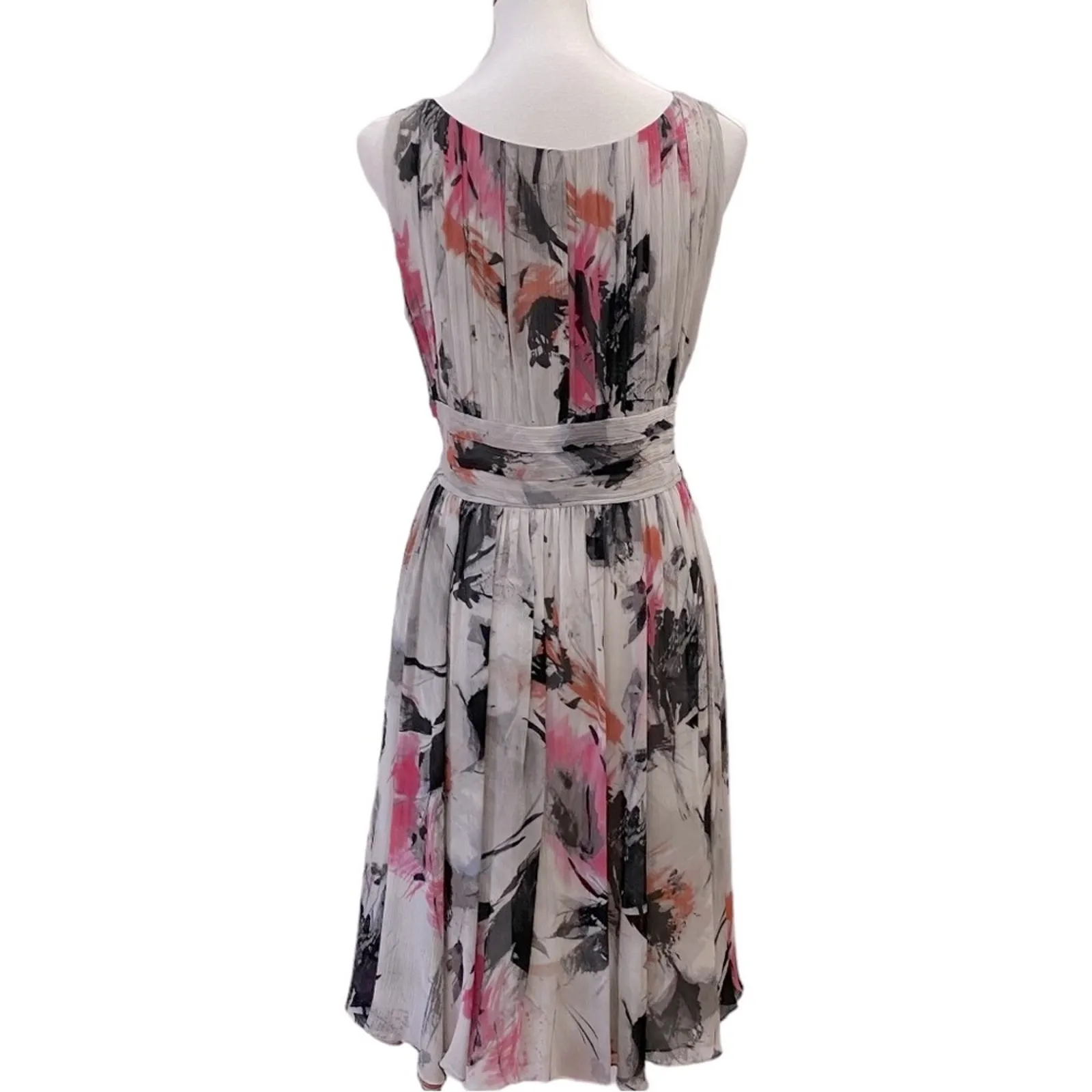 Vintage Cocktail Dress 8 Y2K Silk 90s Fairy Semi Formal Small Party Spiegel Med Black - Image 10