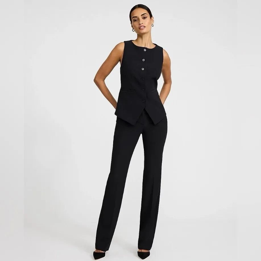 Express Design Studio Editor Black Pant Trousers Size 2 - Image 2