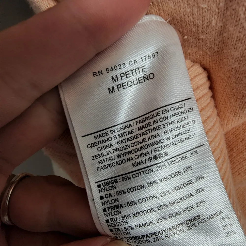 Banana Republic Factory peach piontelle knit dolman sweater size mp - Image 7