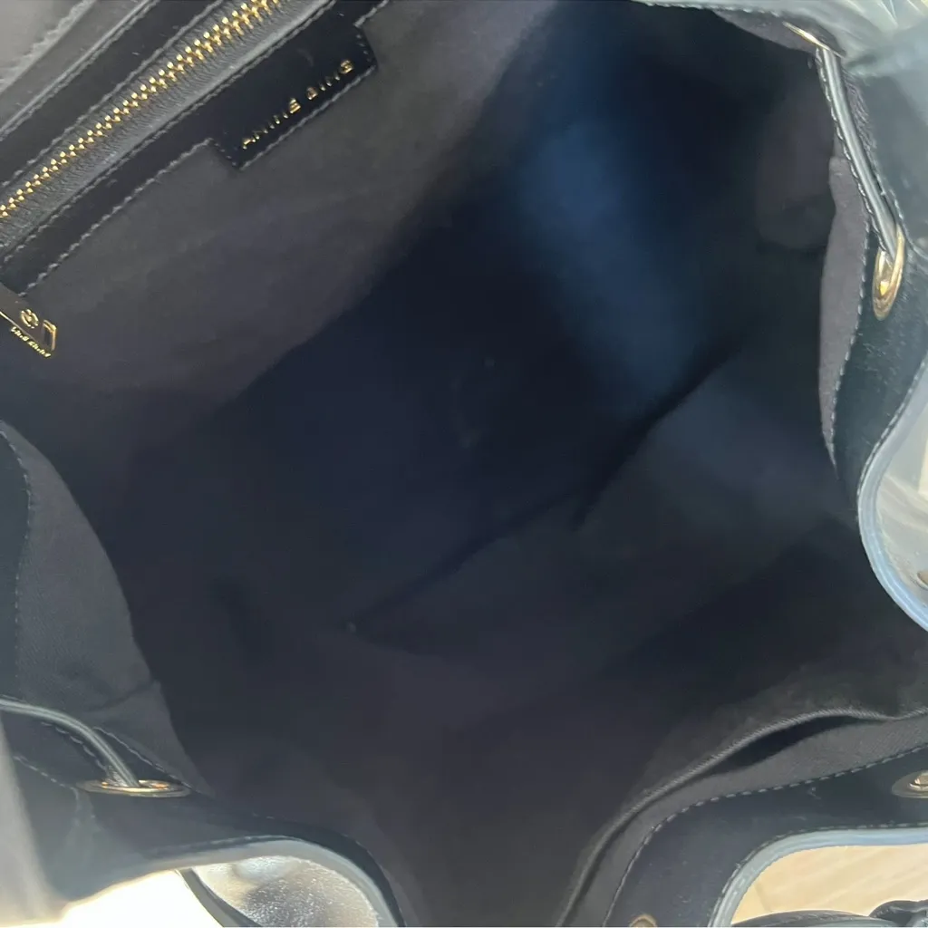 NWOT Anine Bing Alana Bucket Bag in Black - Image 9