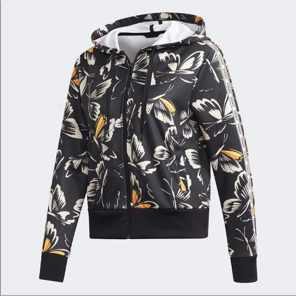 ADIDAS x FARM RIO Collab Floral Butterfly Track Jacket Multicolor Butterflies M - Image 3