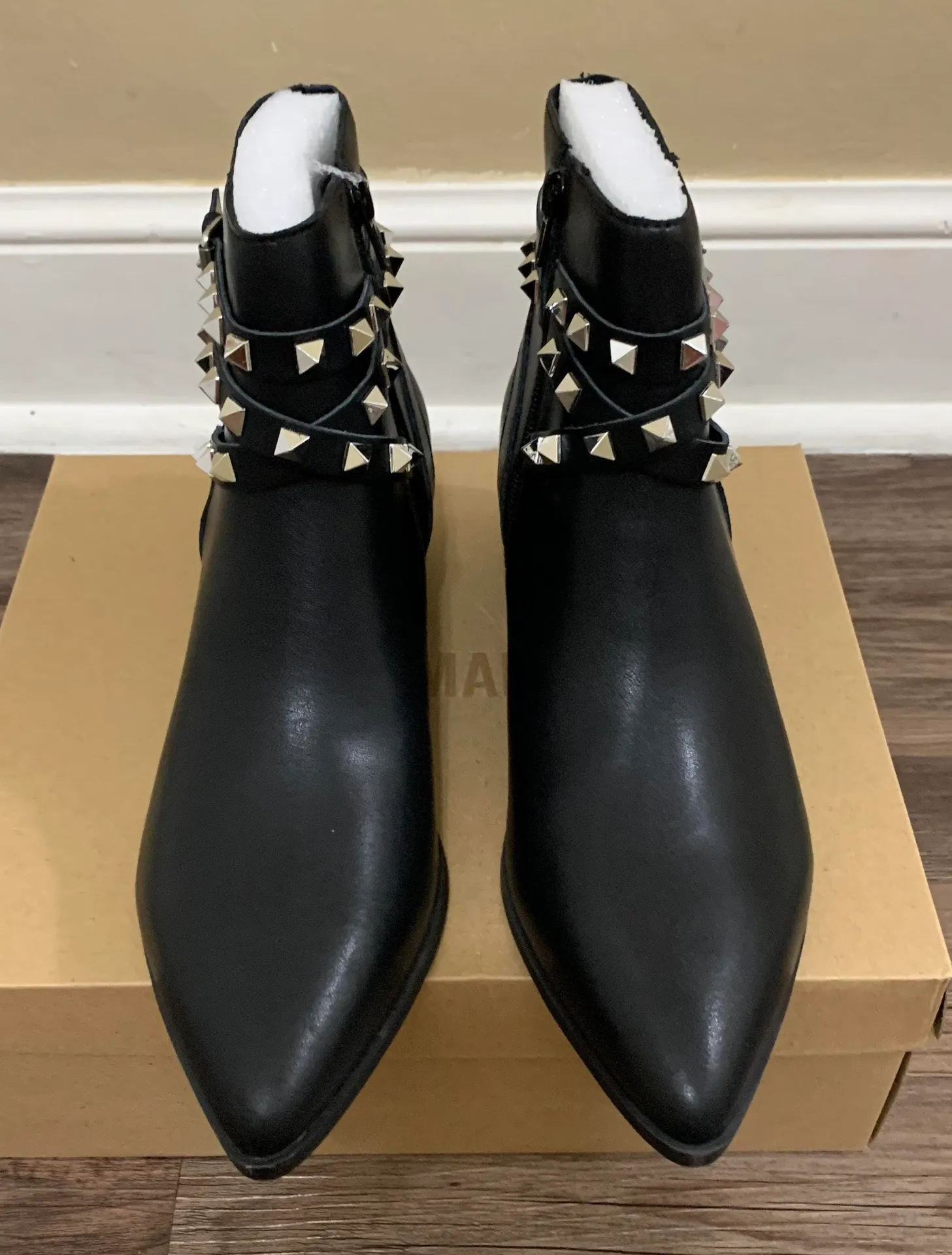 Black Besto Studded Ankle Bootie - Image 7
