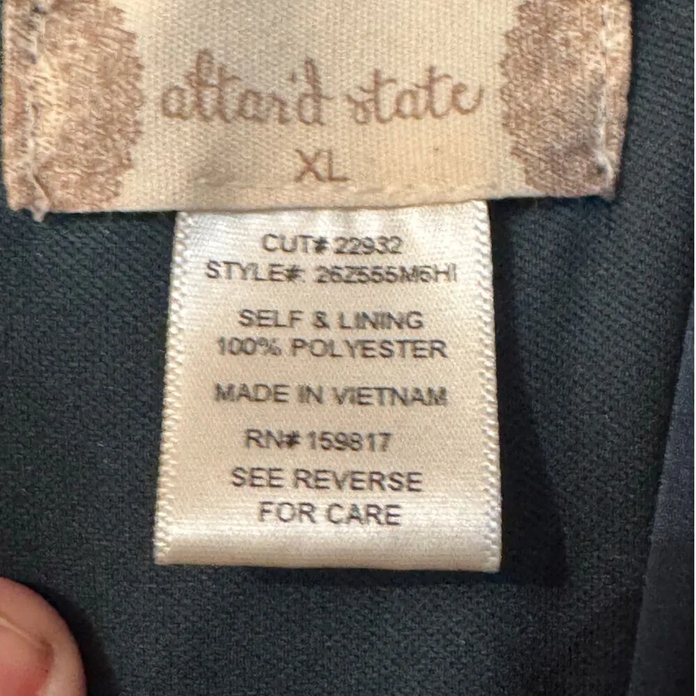 Alter'd State XL Mini satin dress ruffle skirt cross bodice strappy prom formal - Image 5