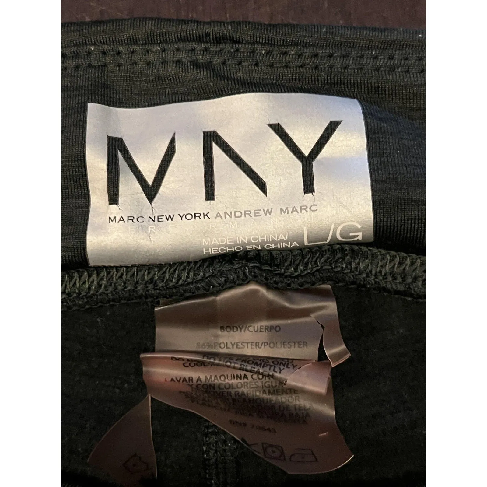 Marc New York Performance Leggings Womens Large Gray Ankle Skinny Athletic Yoga - Image 7