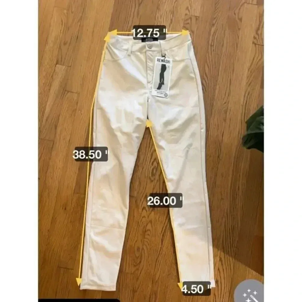 Treasury Vegan Leather Skinny Size‎ 3 NWT - Image 4
