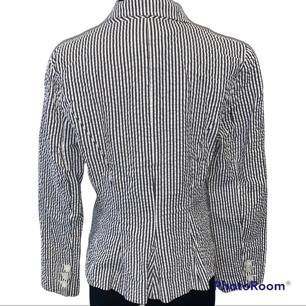 Sandro Pinstripe Blazer - Image 3