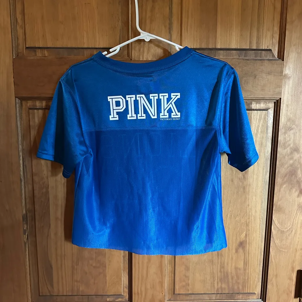 Detroit lions Victoria's Secret Pink crop jersey! Size small! - Image 4
