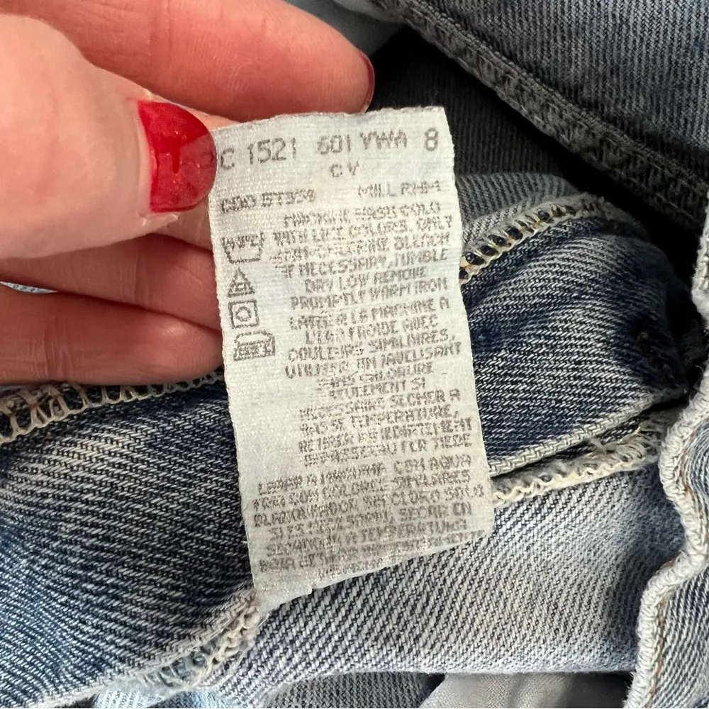 Vintage Gitano Mom Jeans Denim Women’s 14 Average Stonewashed Blue Tapered - Image 6