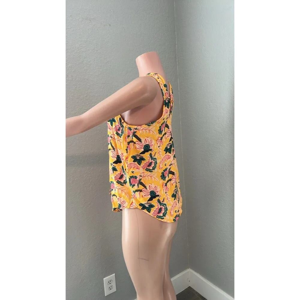 Anthropologie MAEVE Mica Floral Botanical Halter Top Size US 2 #165 - Image 5