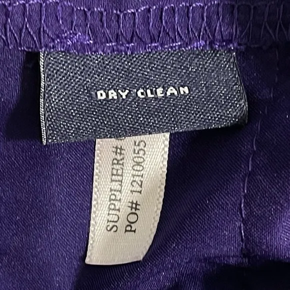 NWT American‎ Living Purple Sheath Dress Ruched Fitted Size 2 Sleeveless - Image 9