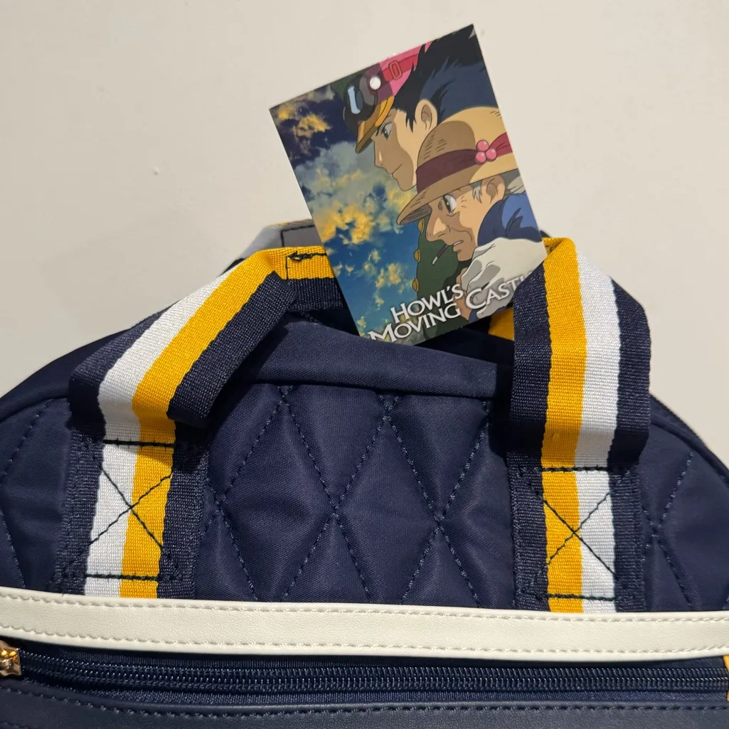 Studio Ghibli Howl's Moving Castle Calcifer Quilted Backpack - Image 5