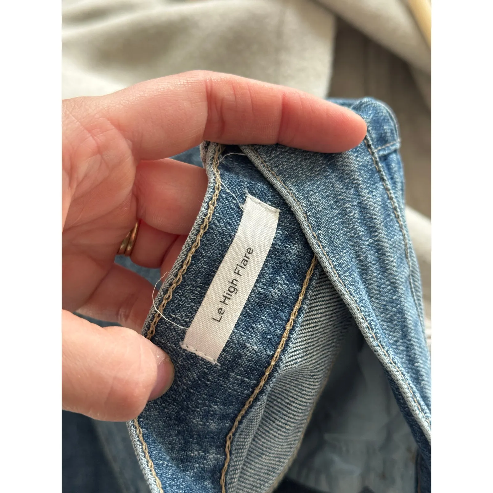 Frame  Le High Flare Jeans in Cairo Size 25 - Image 5