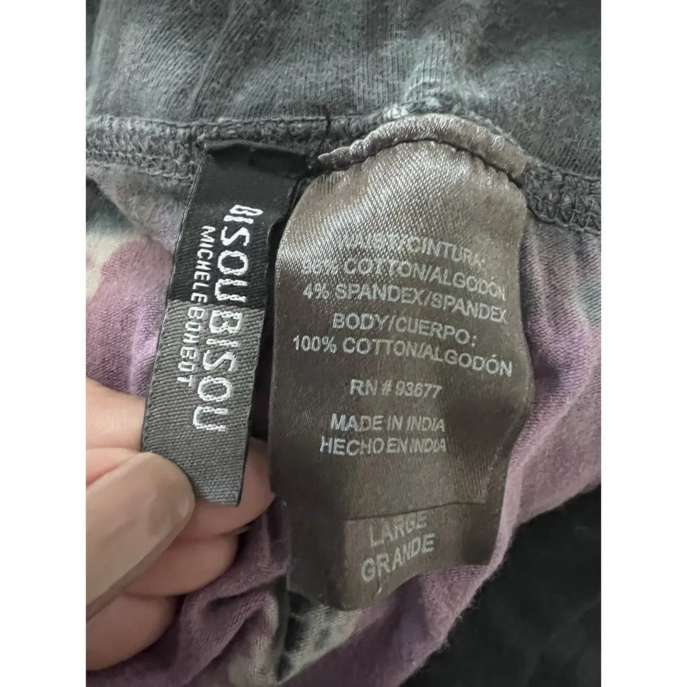 Tie die skirt midi Vintage Cotton Goth Whimsical Vintage - Image 3