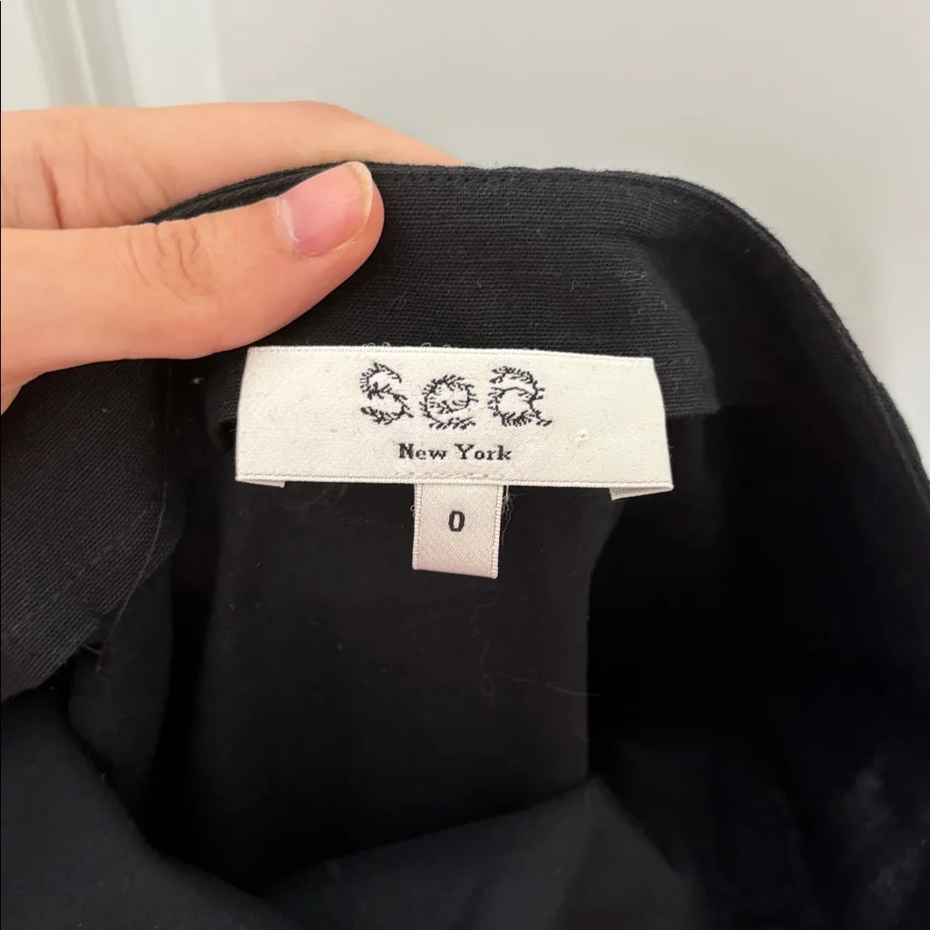 Sea New York Baylin lace FULL MATCHING SET Vest and Skirt Black Size XS - Image 14