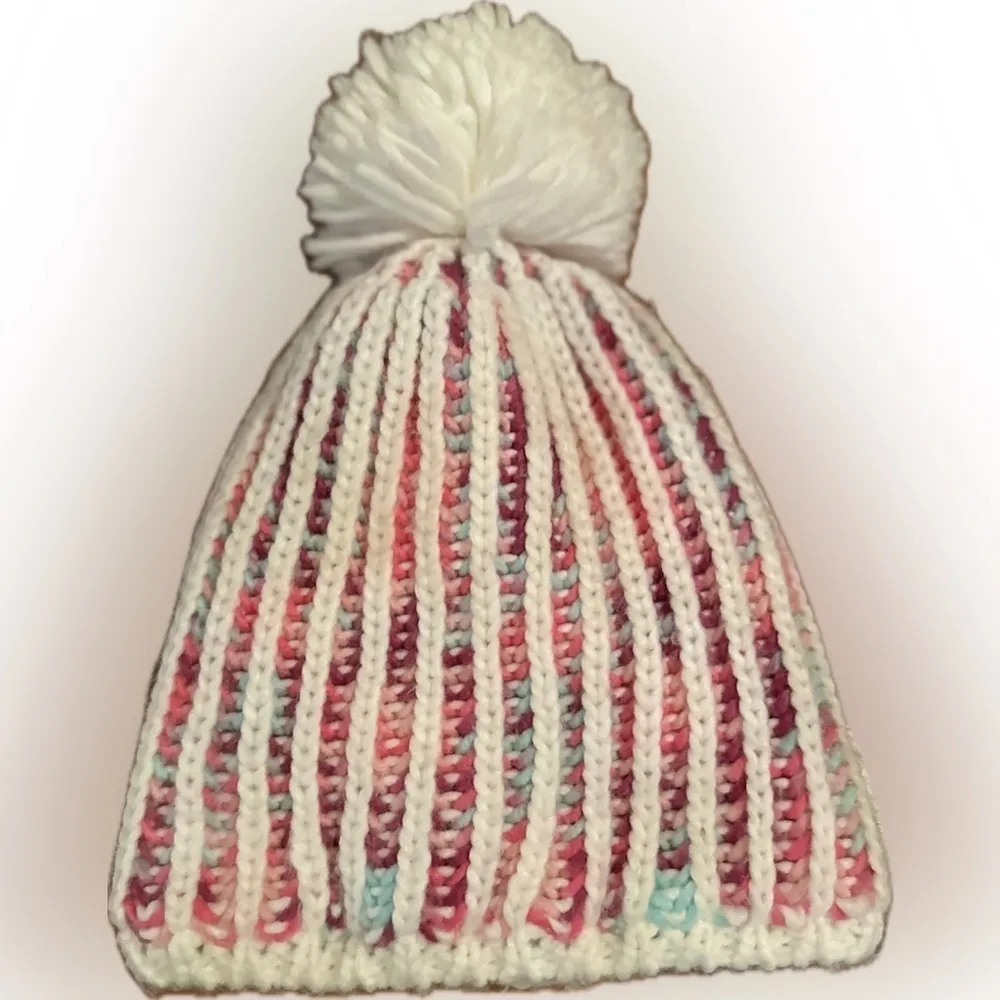 - Winter women’s  hat with pompon - Image 3