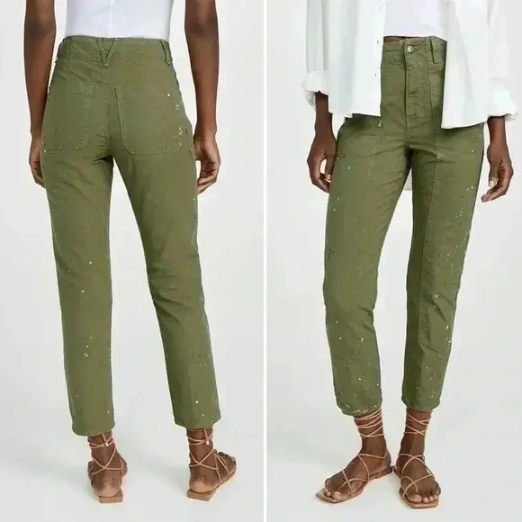 NWT Veronica Beard Arya Straight Carpenter Pants Size‎ 29 - Image 3