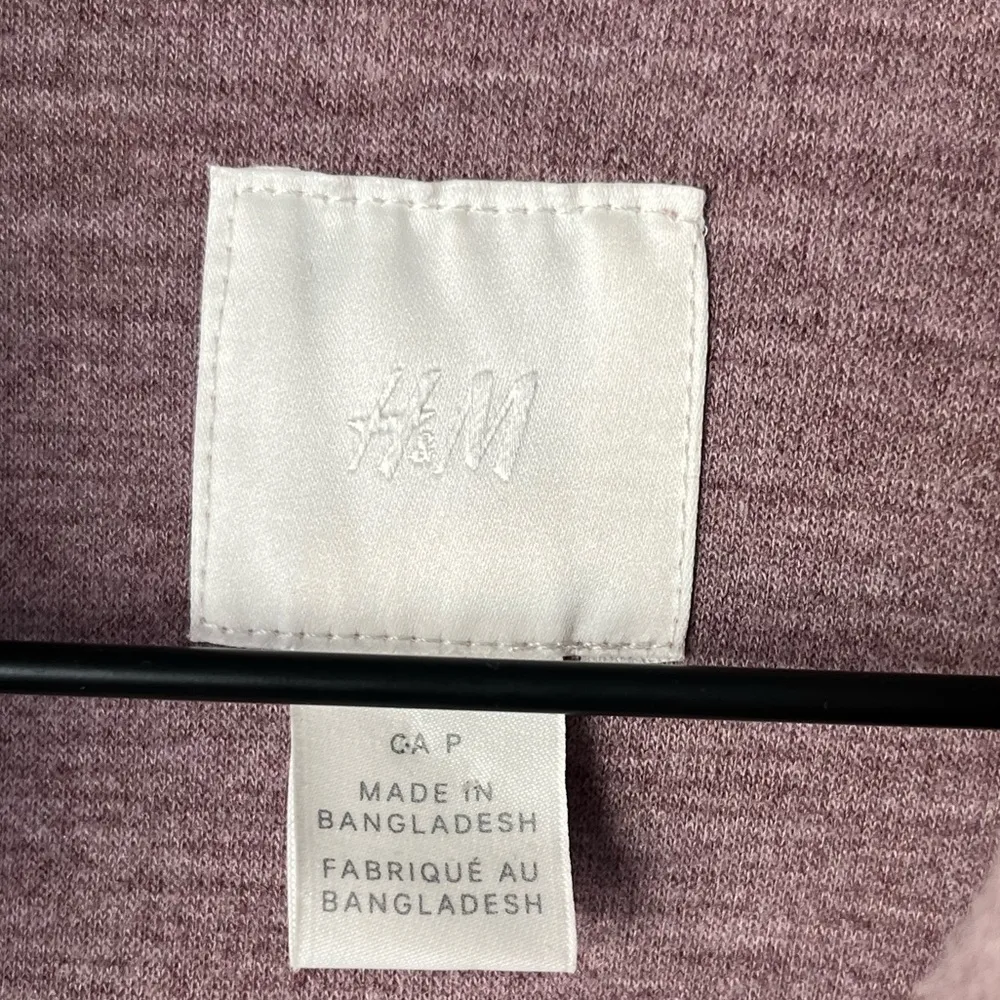 H&M jersey lined shirt Shacket jacket pink small bloggers favorite - Image 12