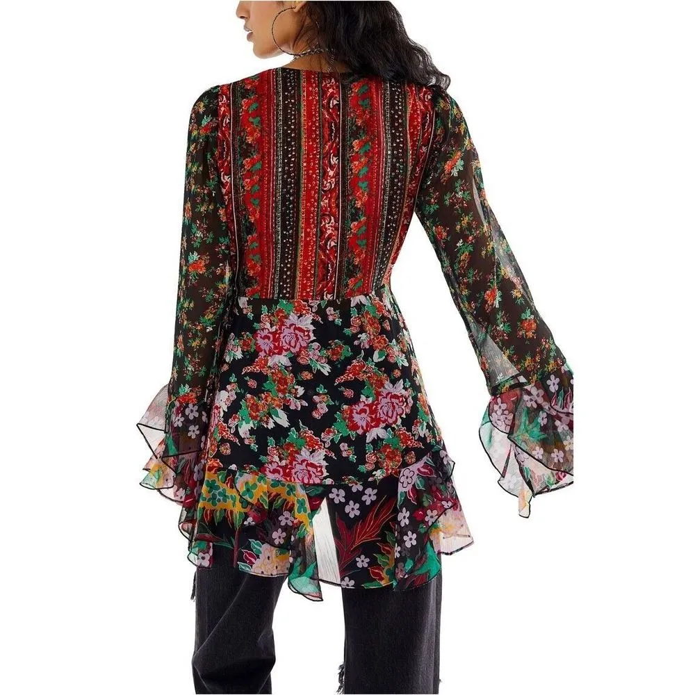 Free People Magic Hour Wrap Top Size XS. B-11 - Image 2