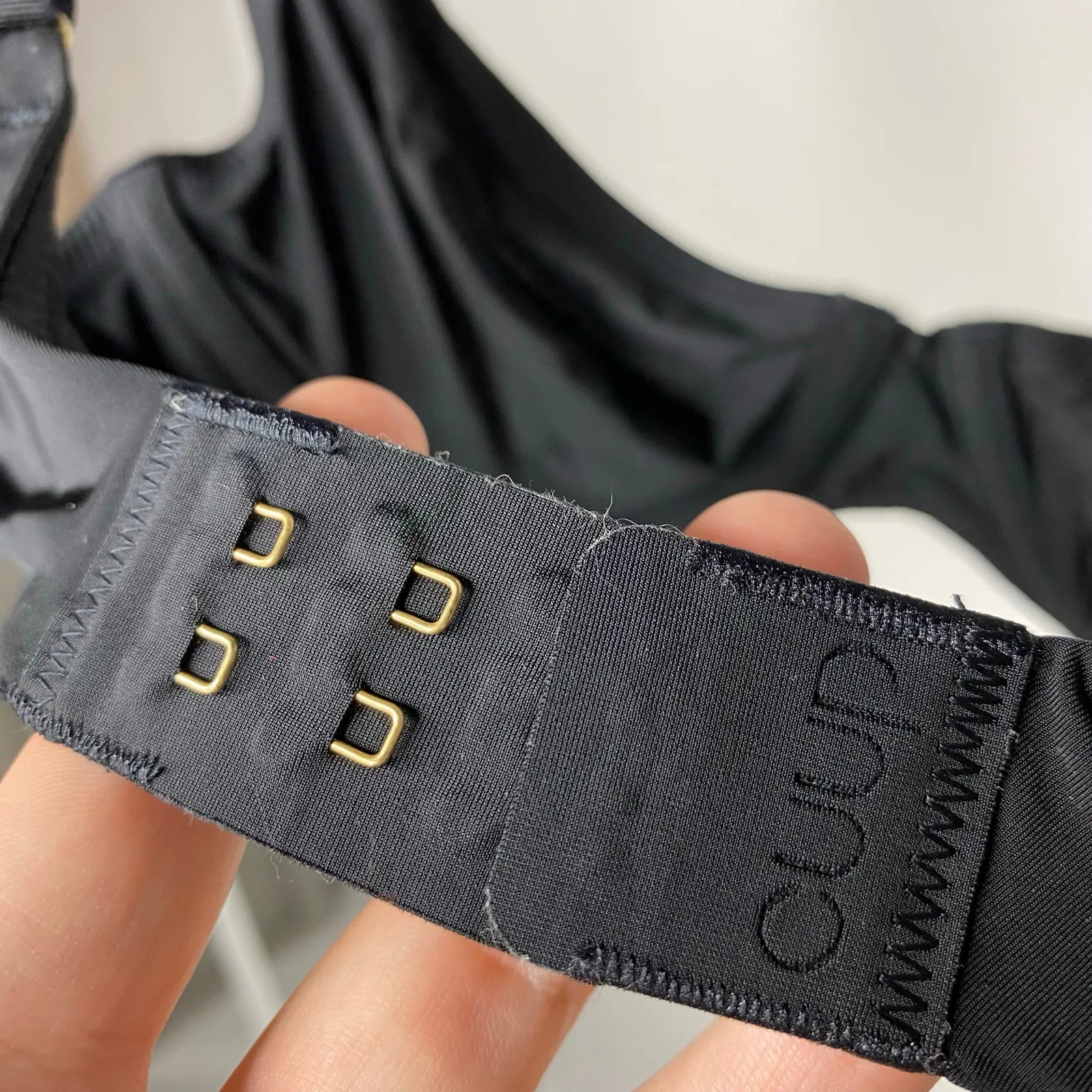 CUUP The Scoop Bra Micro Women's 32 A 32A Underwire Black Basic Minimal Size undefined - Image 5