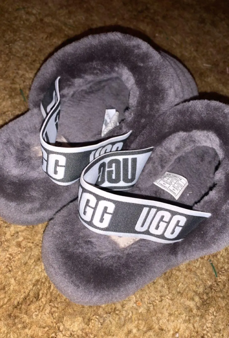 UGG Fuzzy Slides - Image 2