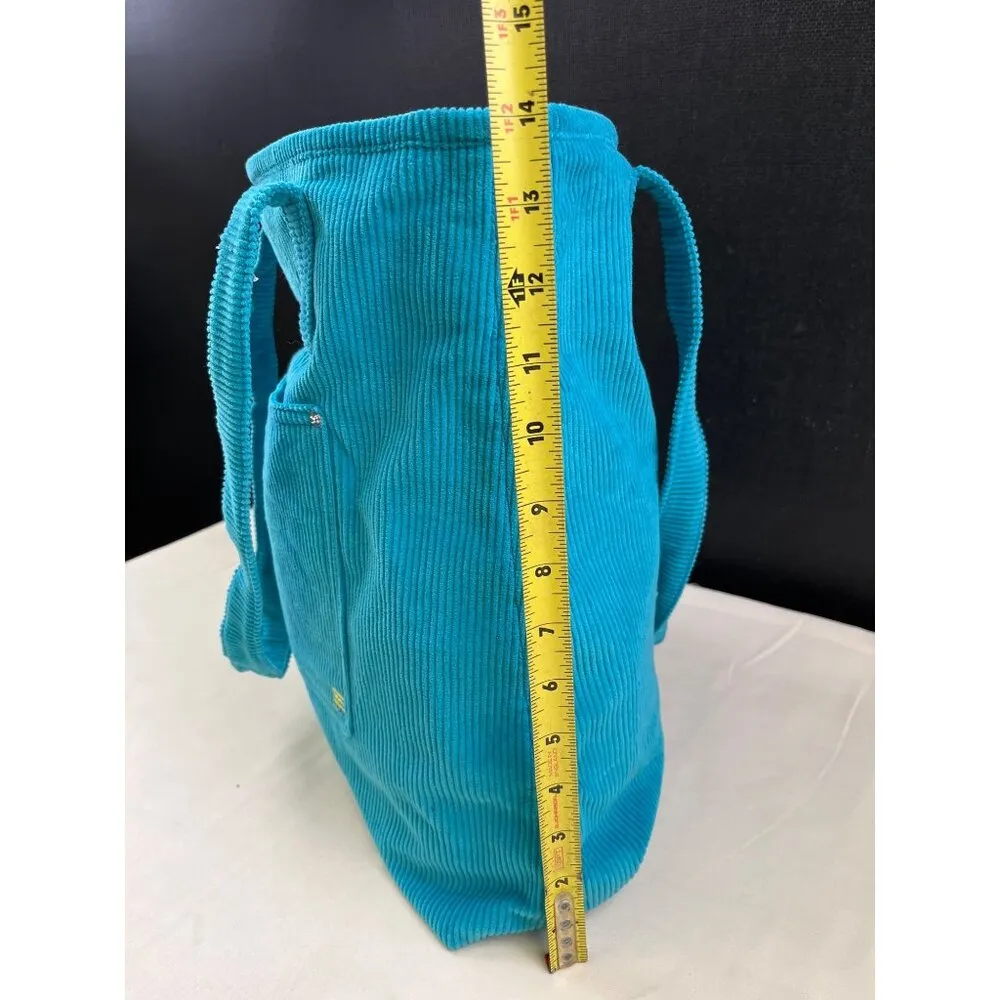 BDG Women's Blue Corduroy Shoulder Tote Bag SKU 5177 - Image 6