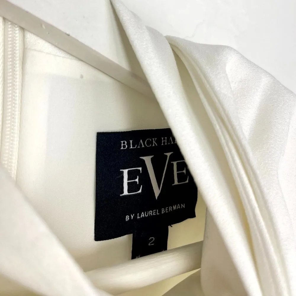 BLACK HALO Ara Tie Neck Puff Sleeve Jumpsuit in Pearl Size US 2 - Image 6