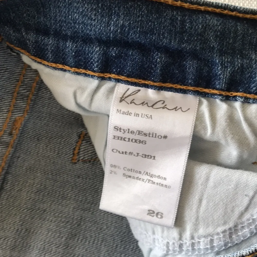 KanCan Mid Rise Boyfriend Jeans, Heavily Distressed, NWT - Image 8