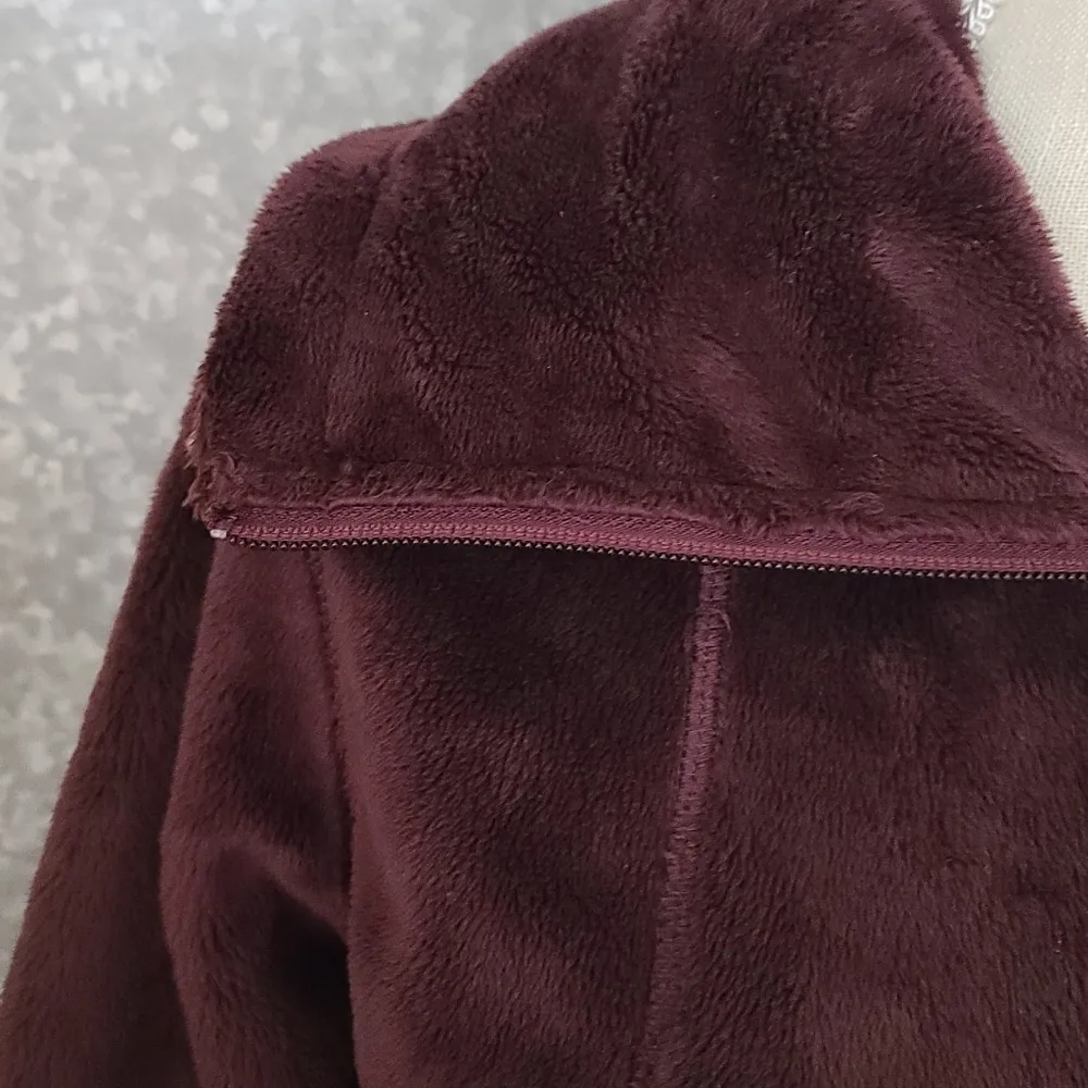 Eddie Bauer long plush fleece jacket size medium - Image 2