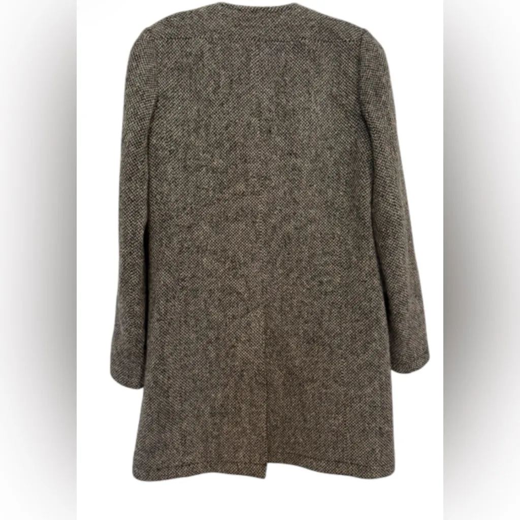 Theory Taidra wool coat with a multi-tweed Small - Image 4