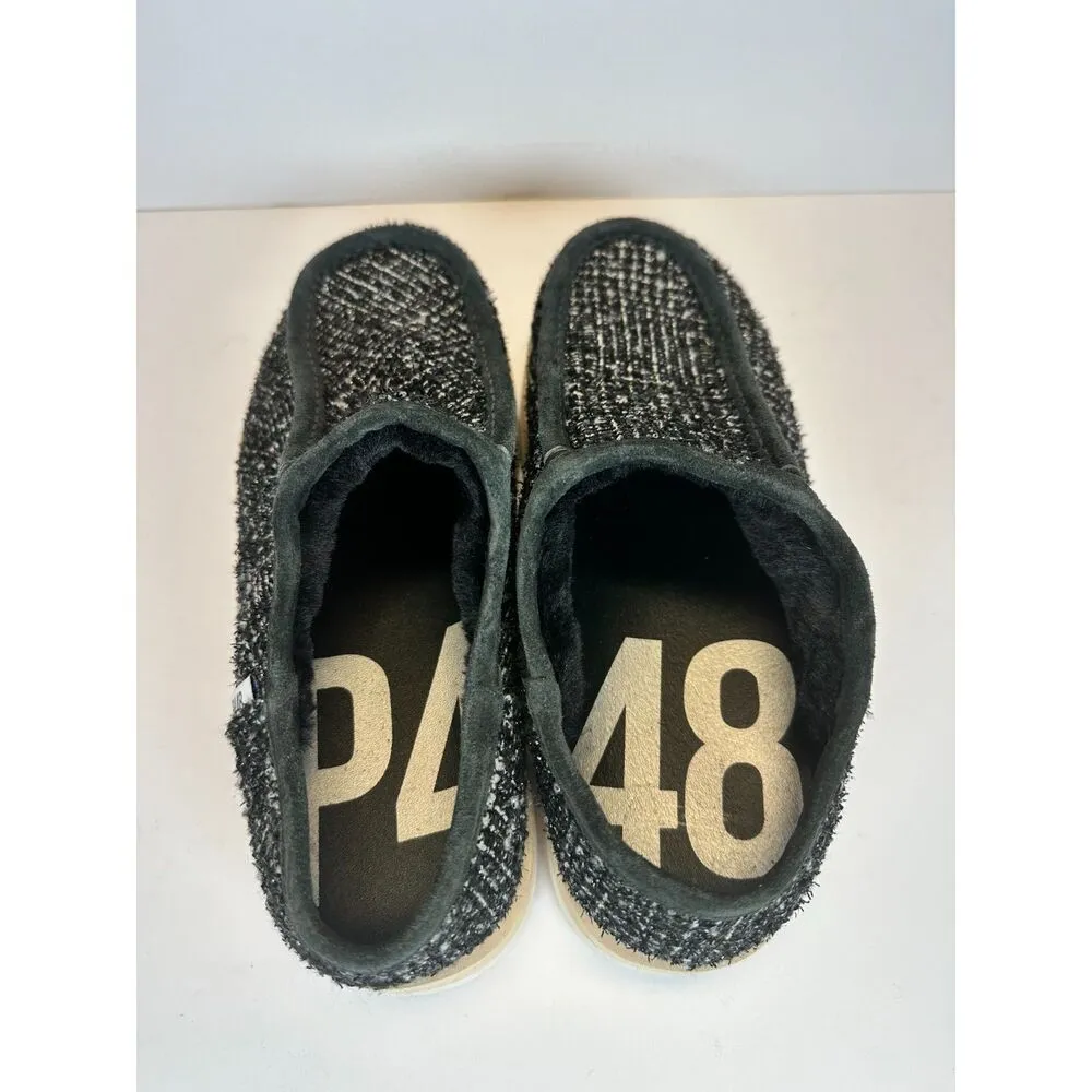 P448  Women’s Bubble Shaka Size 8.5 Black Gray Slip On Shoes Vibram Soles EUC - Image 8