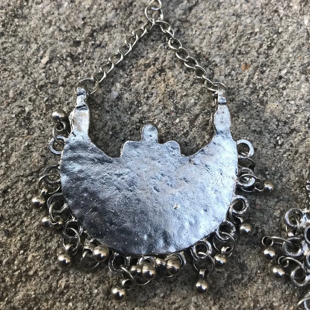 Metal Black Chandelier Dubai Hook Earrings - Image 3