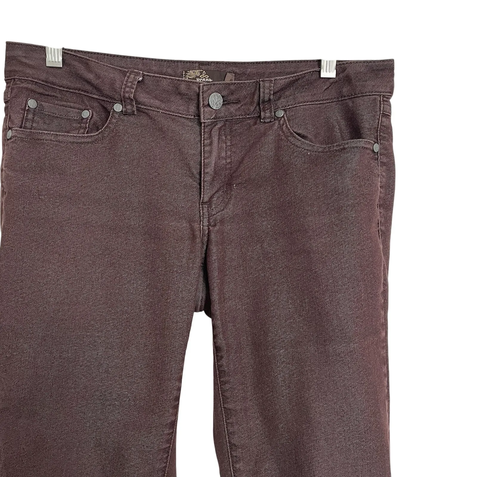 prAna Women's Stretch Denim Jeans Skinny Leg Jeans‎ Sz 6/28 - Image 3