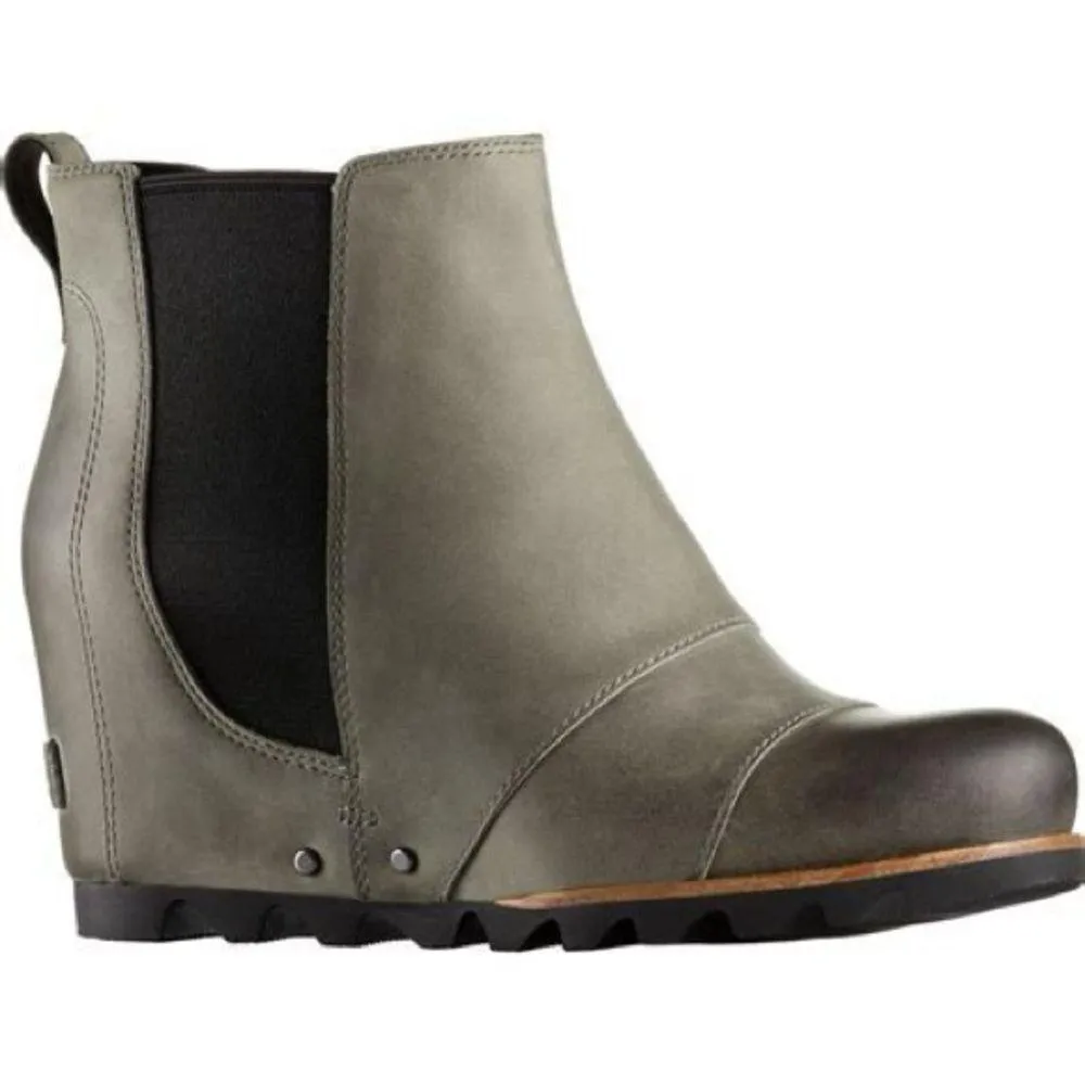 Joan of Arctic Lea Hidden Wedge Boot - Burnished Gray Leather Women’s Sz 7 - Image 3