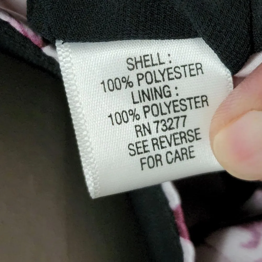 Apt. 9 plum white petunia floral sleeveless blouse size xlp - Image 8