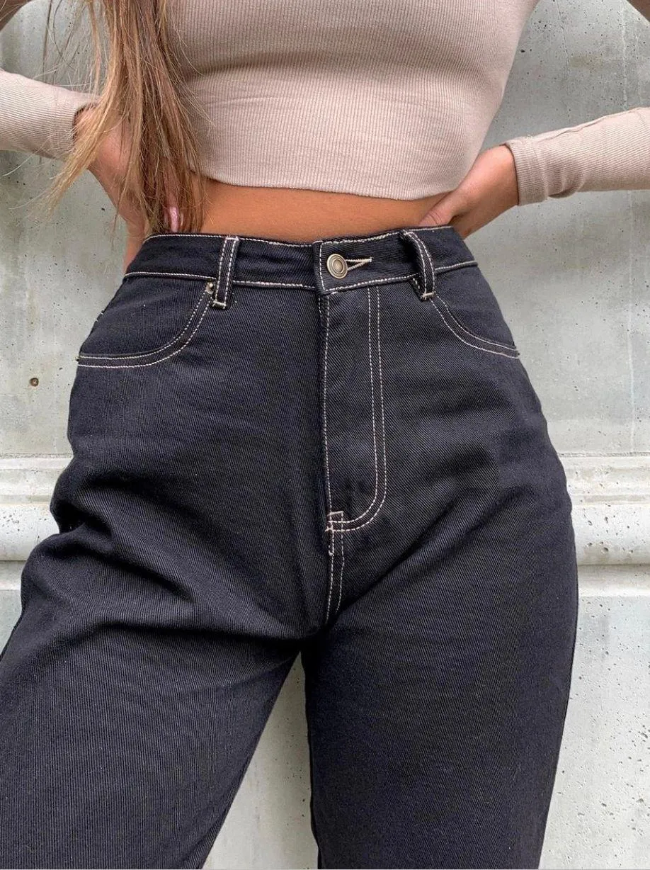 Contrast Stitch Jeans  - Image 4