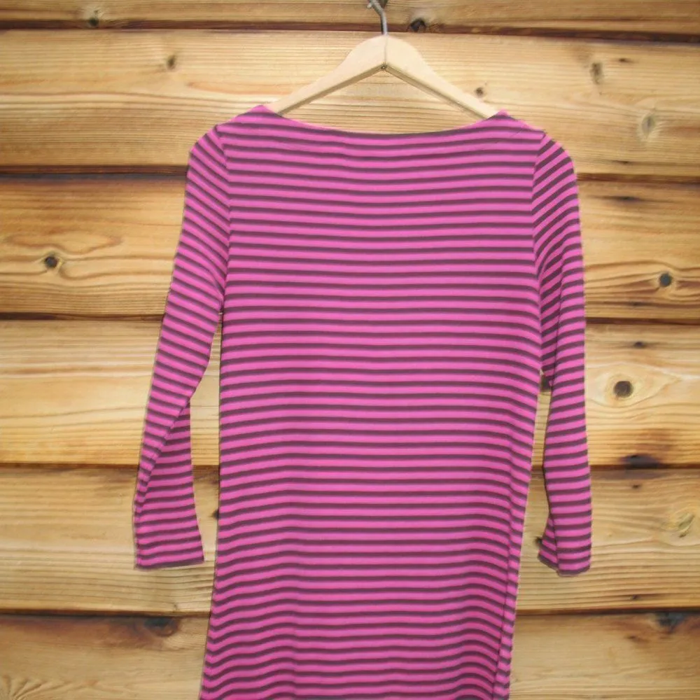 Tory Burch Striped Logo Dress - Image 7