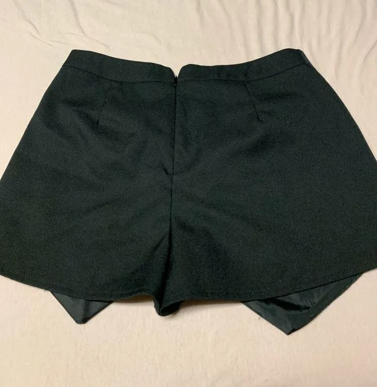 Missguided Black Asymmetrical Skorts - Image 2