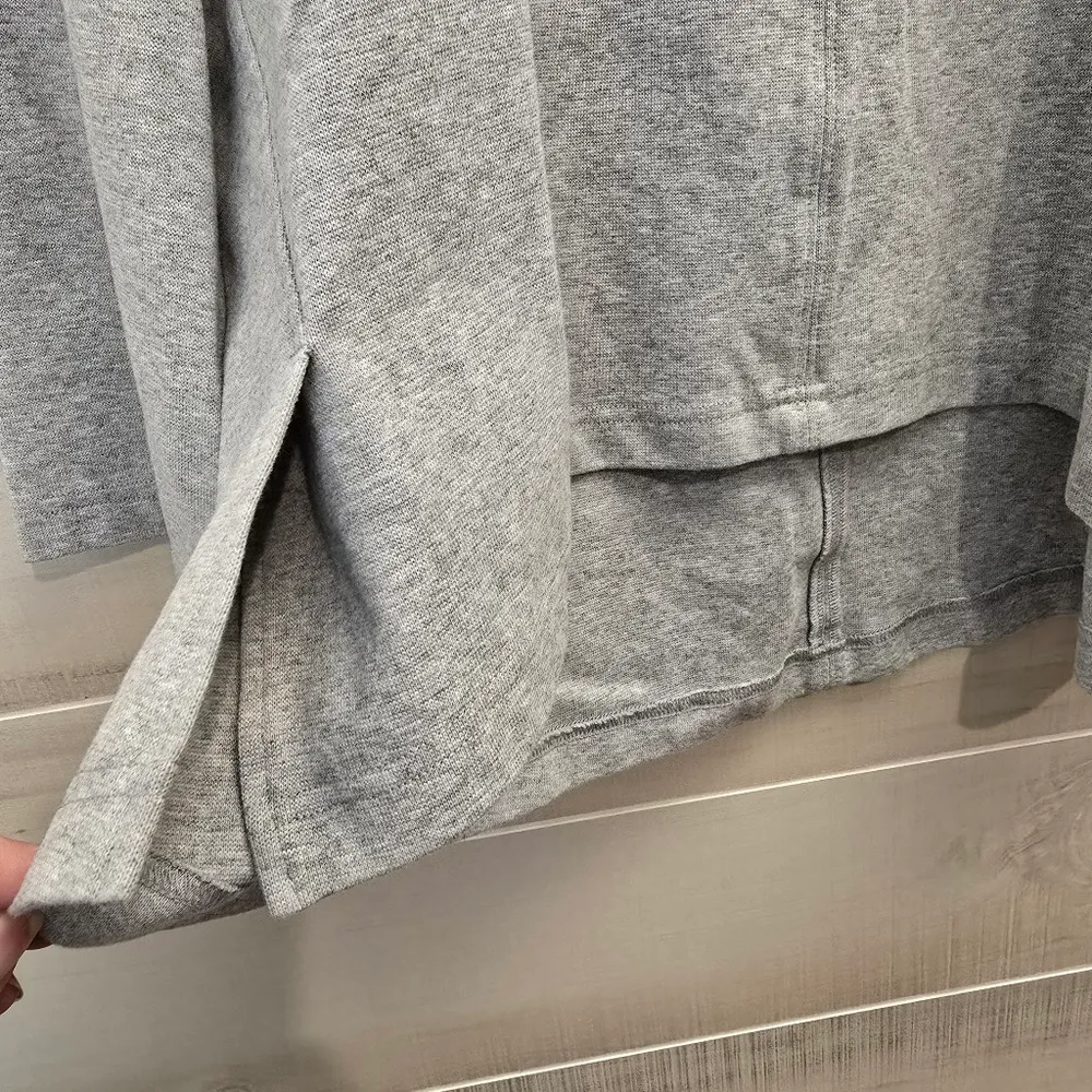 {L} NAP Loungewear Pure Cotton Loose Cut Sweatshirt Heathered Gray Size L - Image 6