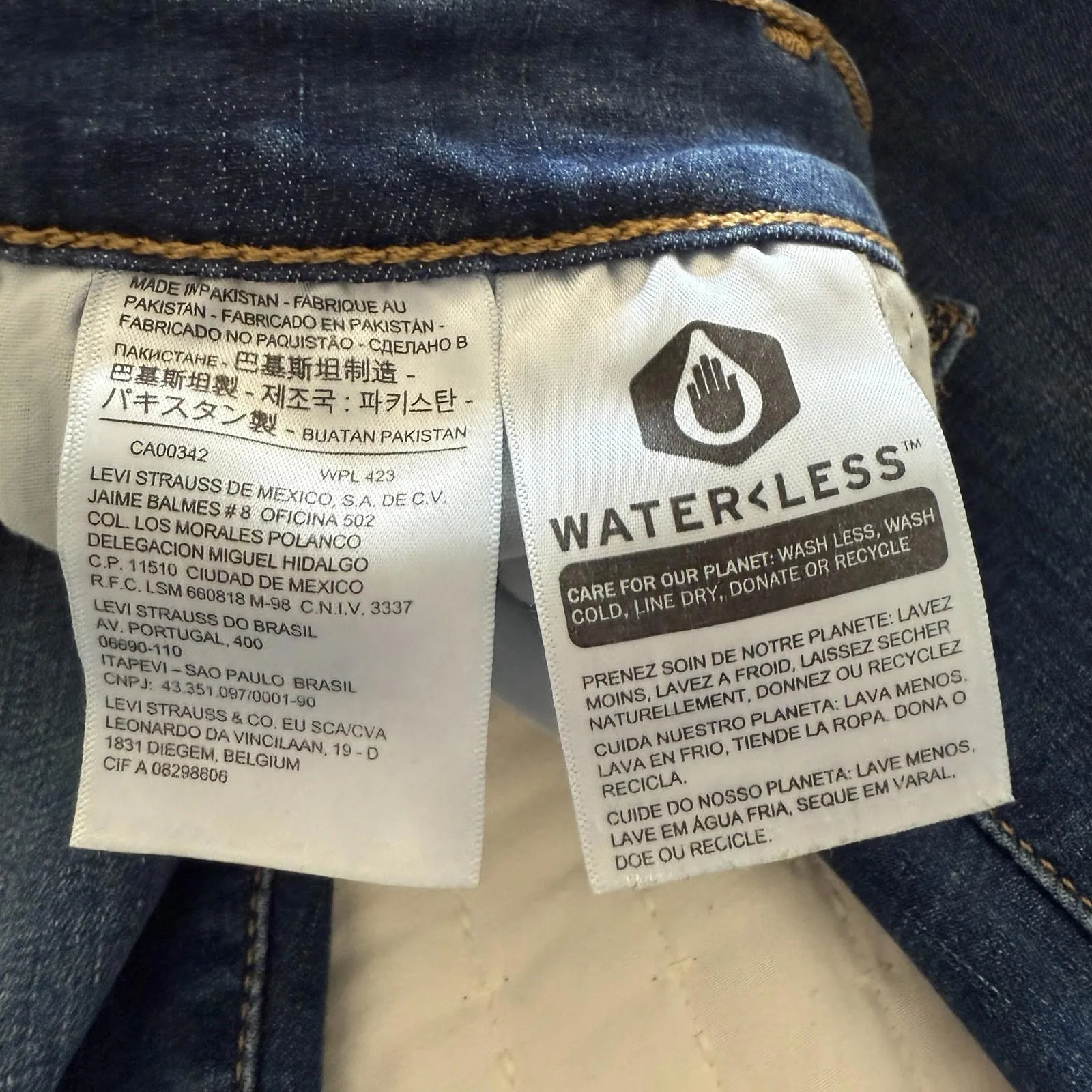 Levi’s 710 Super Skinny Blue Jeans Women’s Sz 25 Levi Strauss - Image 11